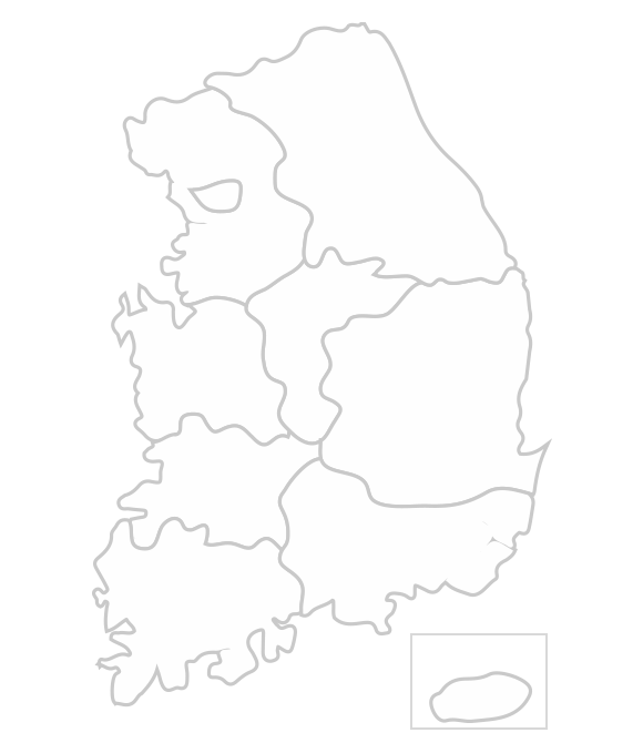 전국 지역 안내 지도